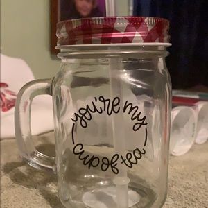 Mason jar glass!